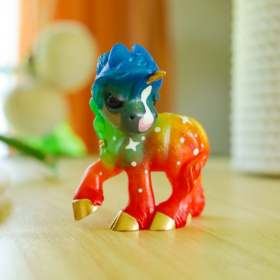 Rainbow Grumpicorn GumiPoni