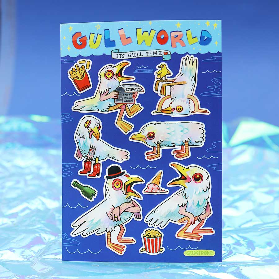Gull World Sticker Sheet