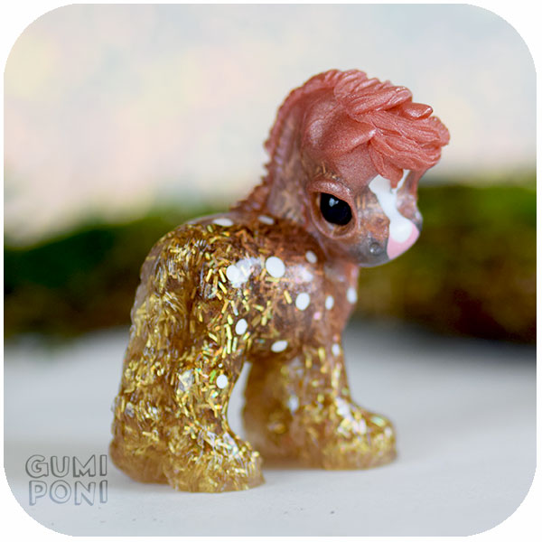 Rose Gold Glitter GumiPoni
