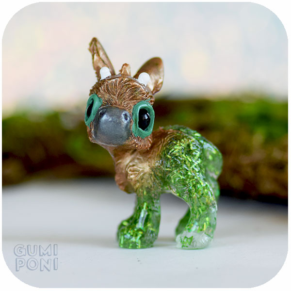 Gold and Green Baby Donkalope