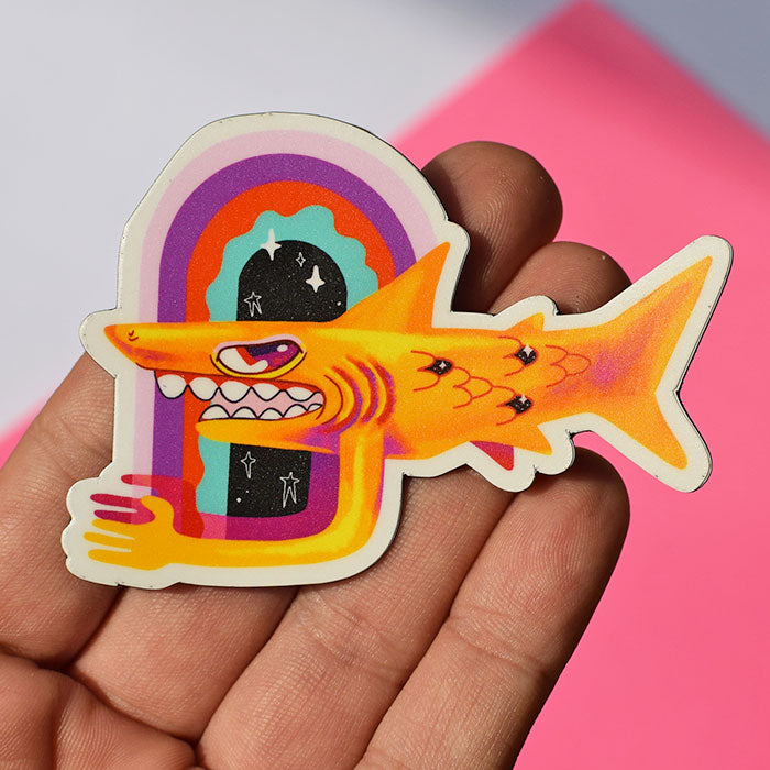 Rainbow Shark Magnet