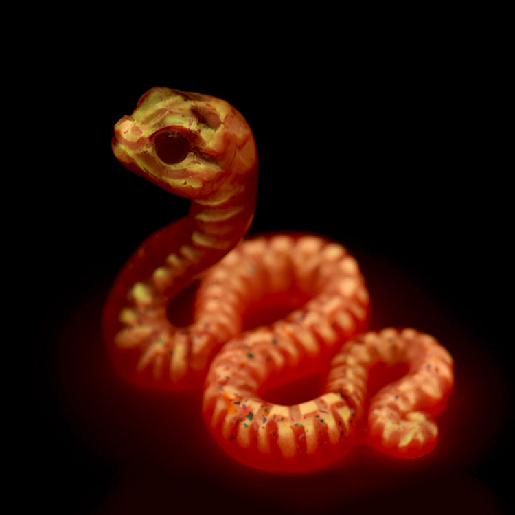 Magenta Glow-in-the-dark SkeleSnek