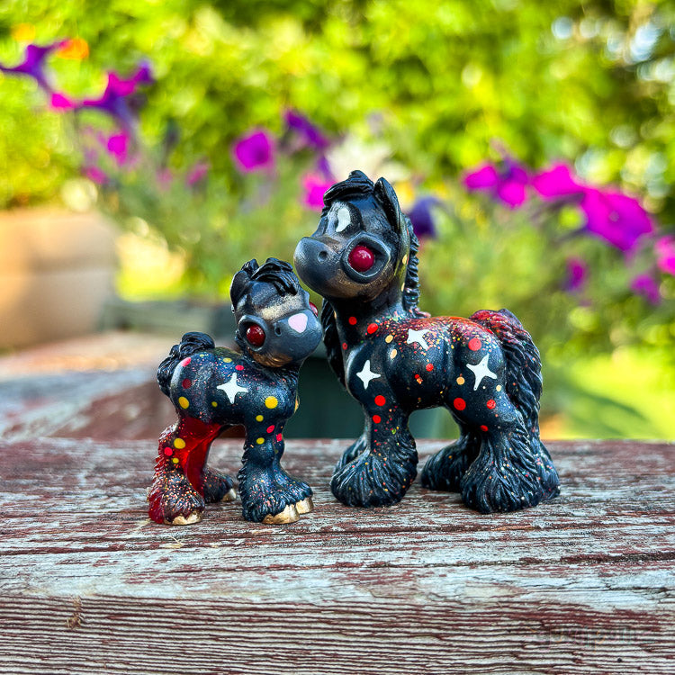 Volcano Nebula Momma and Baby GumiPoni