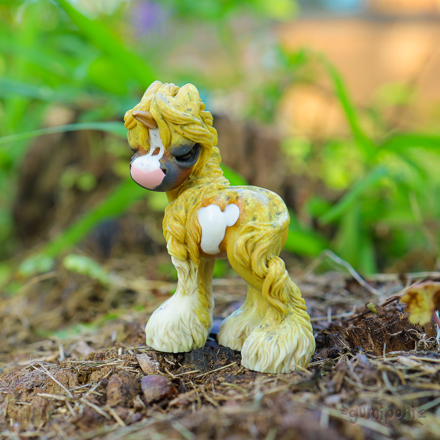 Mustard Pinto Grumpicorn GumiPoni