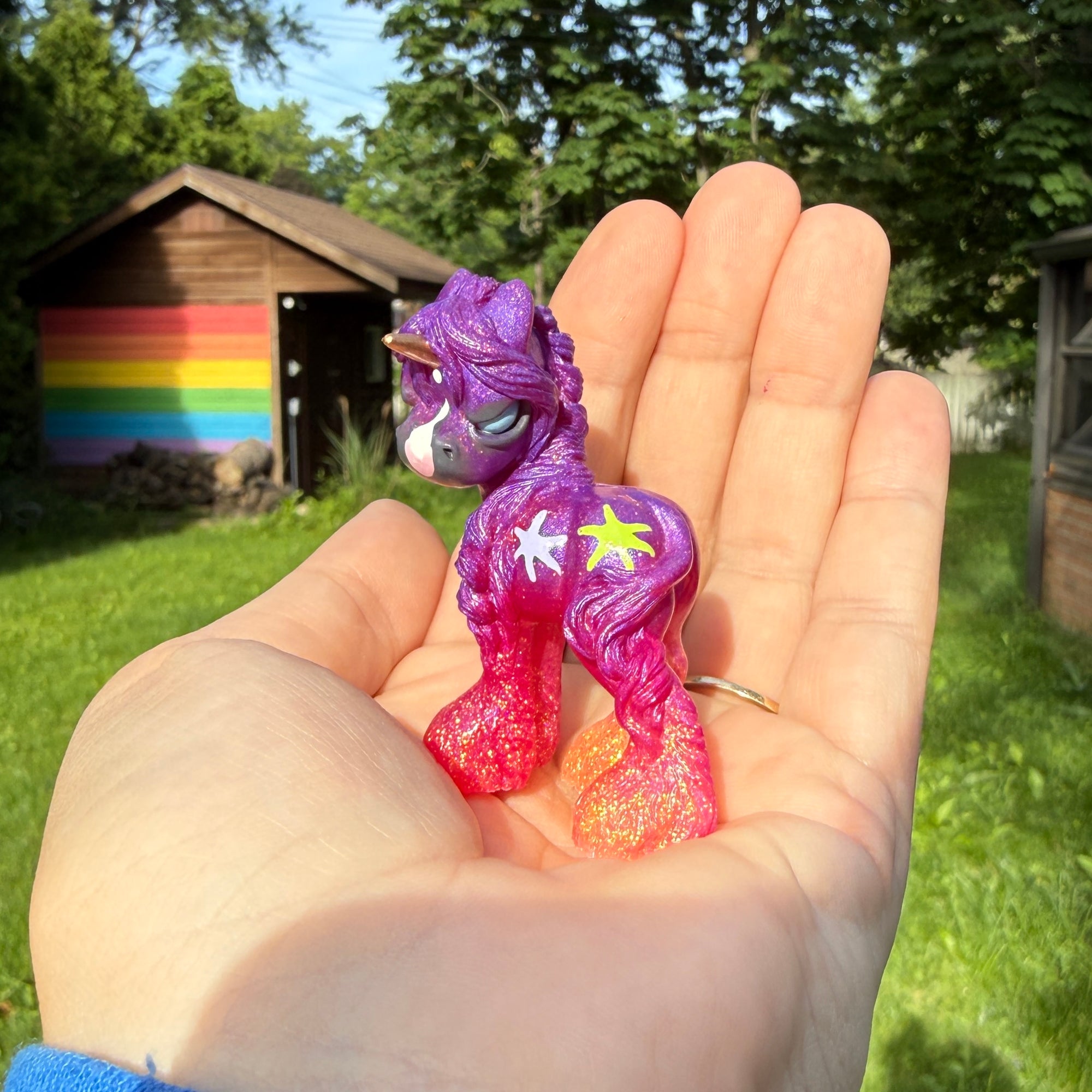 Ombré Grumpicorn GumiPoni