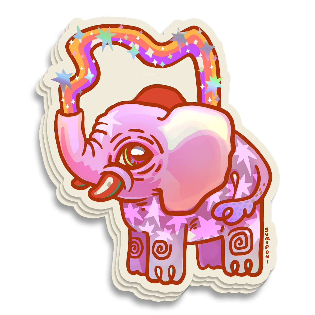 Break the Internet Elephant Sticker