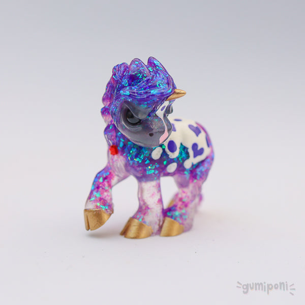 Amethyst Heart Grumpicorn GumiPoni