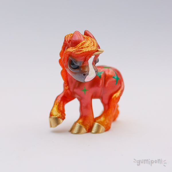 Ginger Grumpicorn GumiPoni