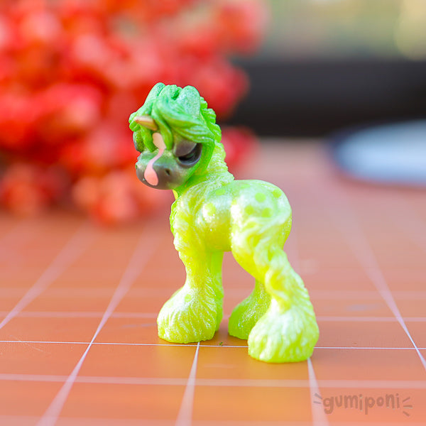 Lime Grumpicorn GumiPoni