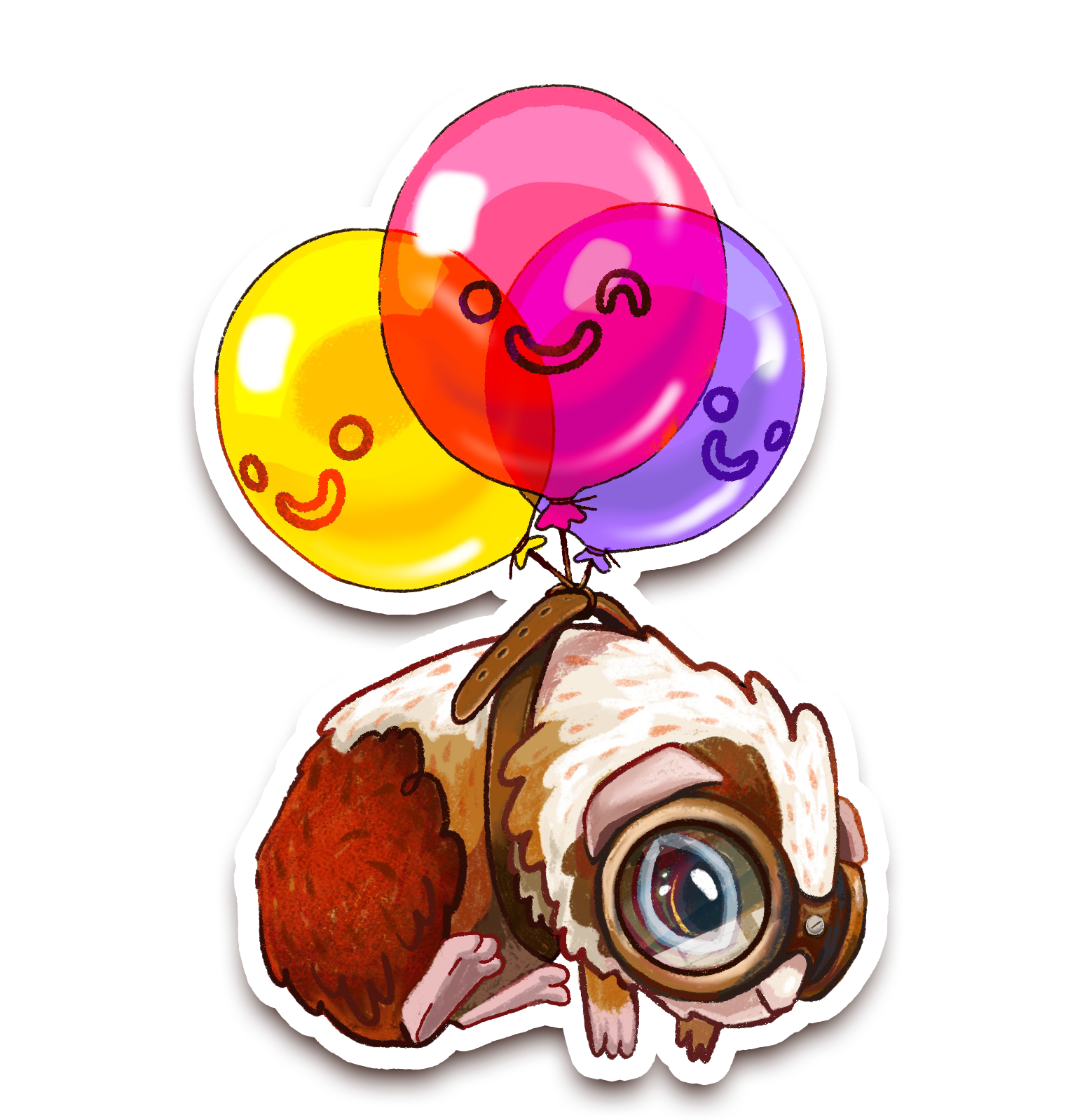 Guinea Pig Pilot Sticker