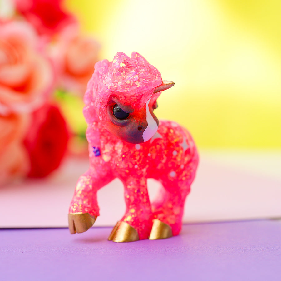 Sparkle Pink Grumpicorn GumiPoni
