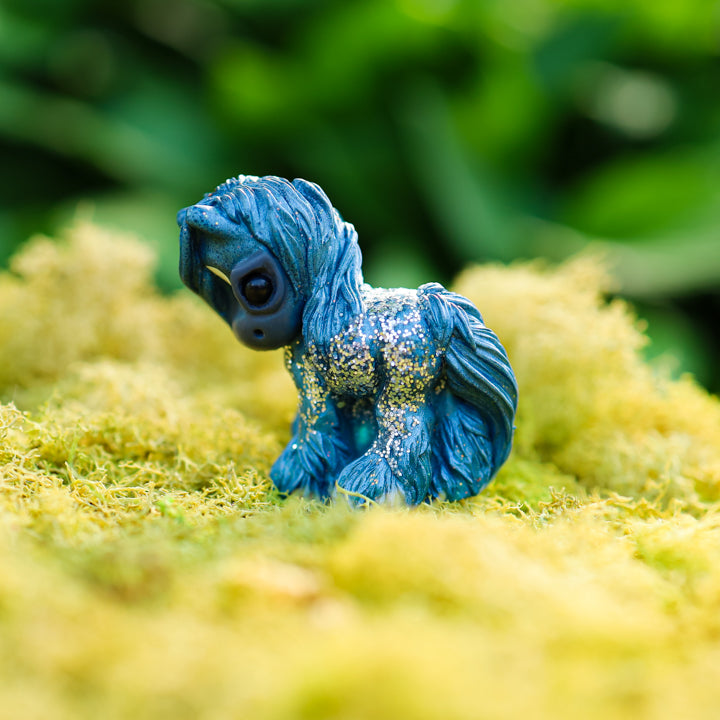 Silver Glitter Cob GumiPoni