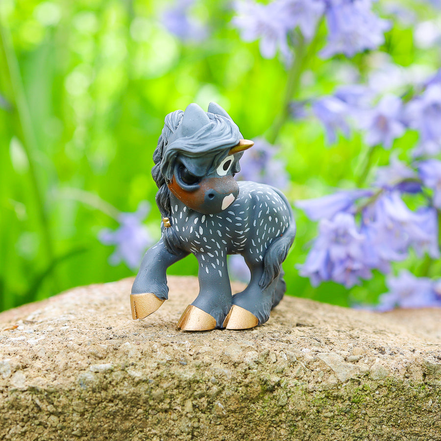 Grey Grumpicorn GumiPoni