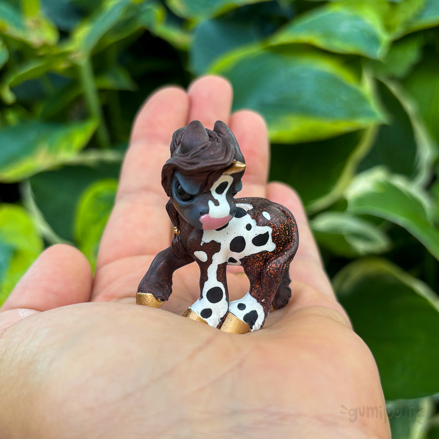 Spotted Chocolate Grumpicorn
