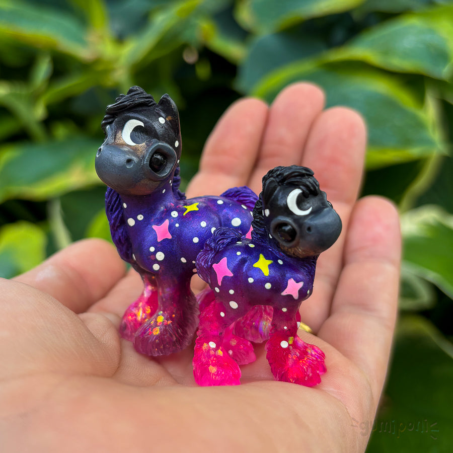 Purple Moon Momma and Baby Set
