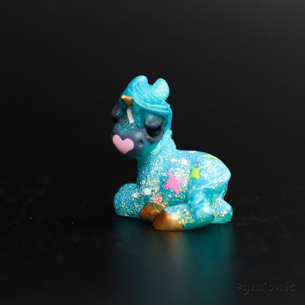 Aqua Grumpicorn GumiPoni