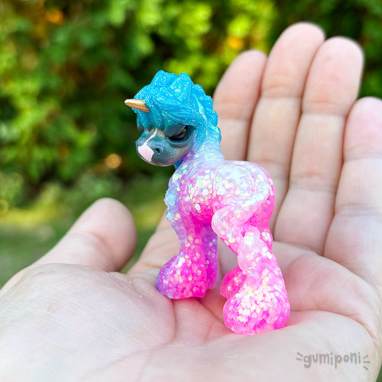 Cotton Candy Grumpicorn GumiPoni