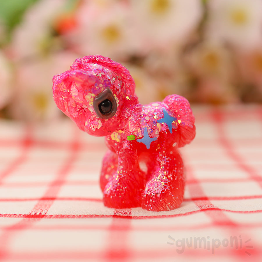Pink Glitter Cob GumiPoni