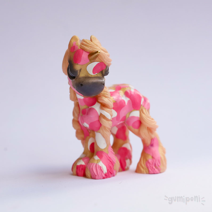 Pink Camo Grumpicorn GumiPoni