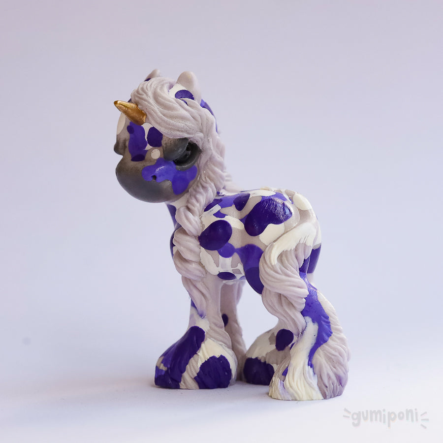 Purple Camo Grumpicorn GumiPoni