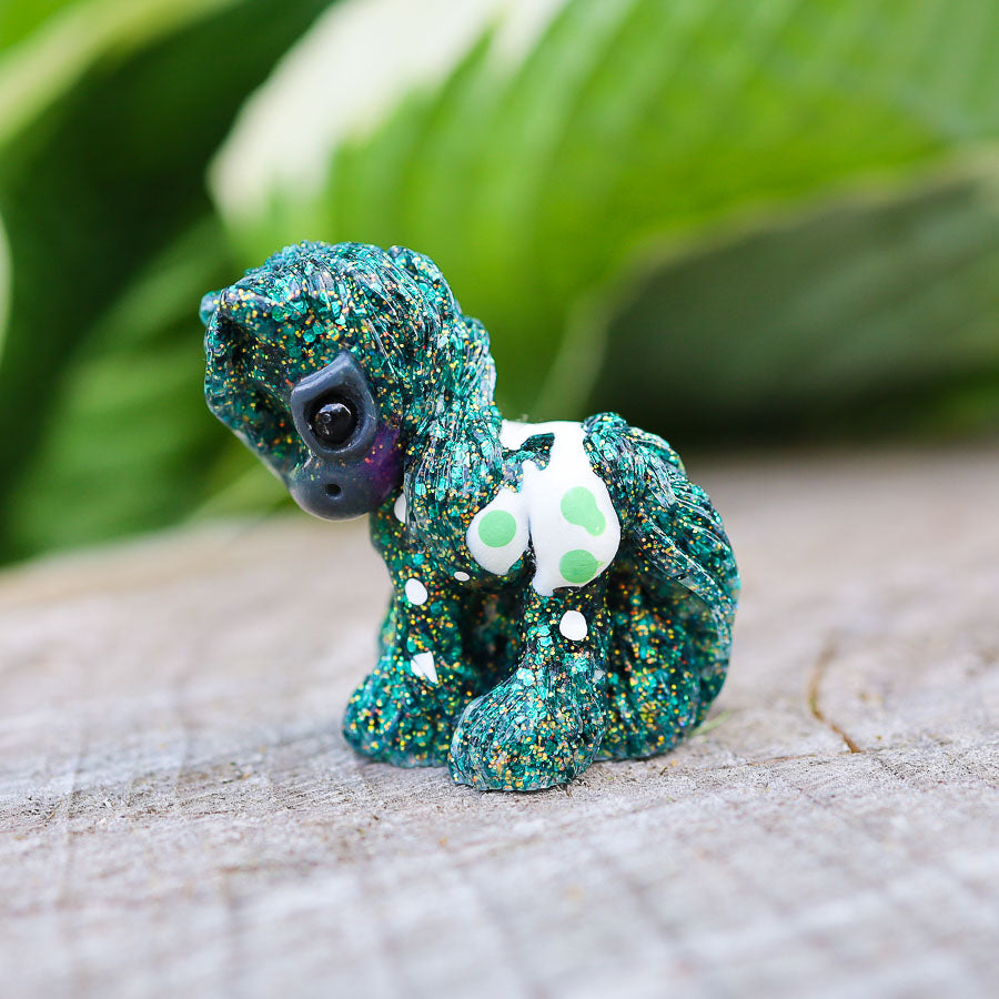 Green Glitter Cob GumiPoni