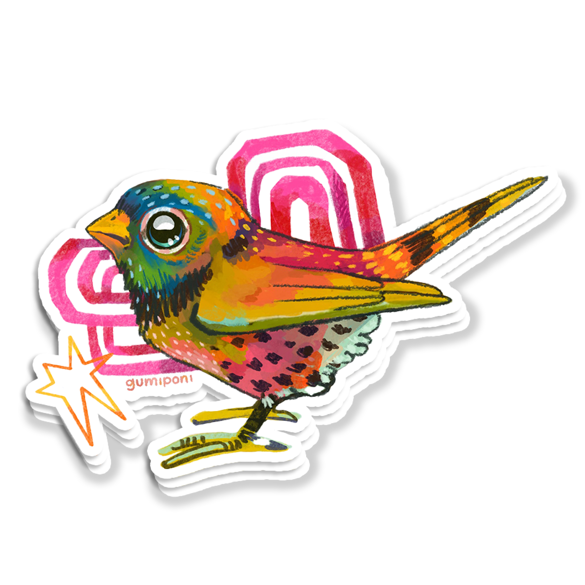 Widdle Bird Sticker