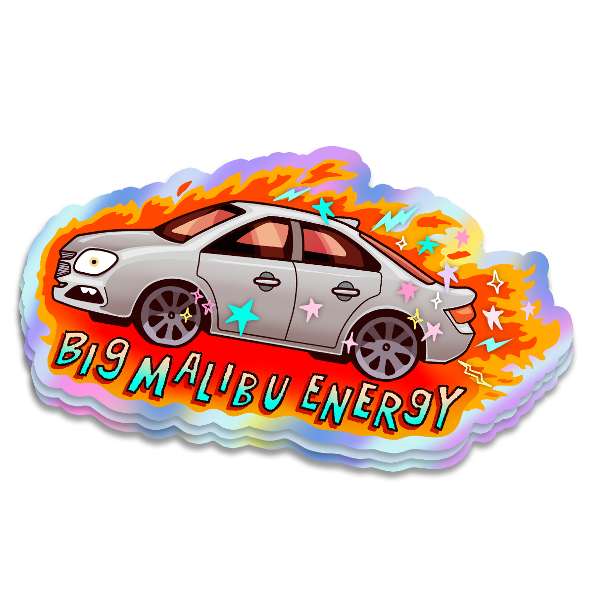 Big Malibu Energy Sticker
