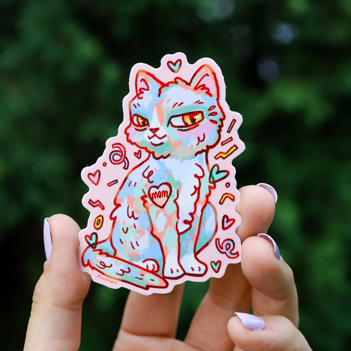 Pinky Kitten Sticker