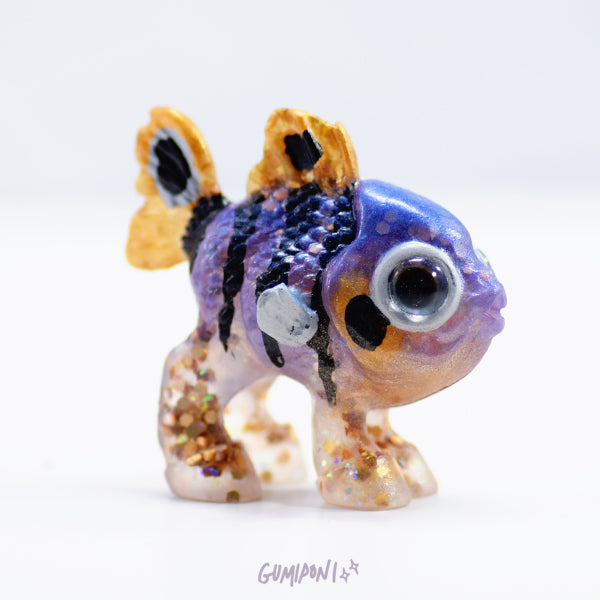 Purple and Gold Hippoh Fry