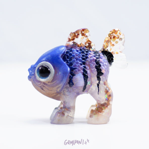 Purple and Gold Striped Hippoh Fry