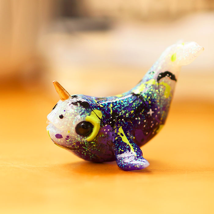 Splatter Narwhal GumiPoni