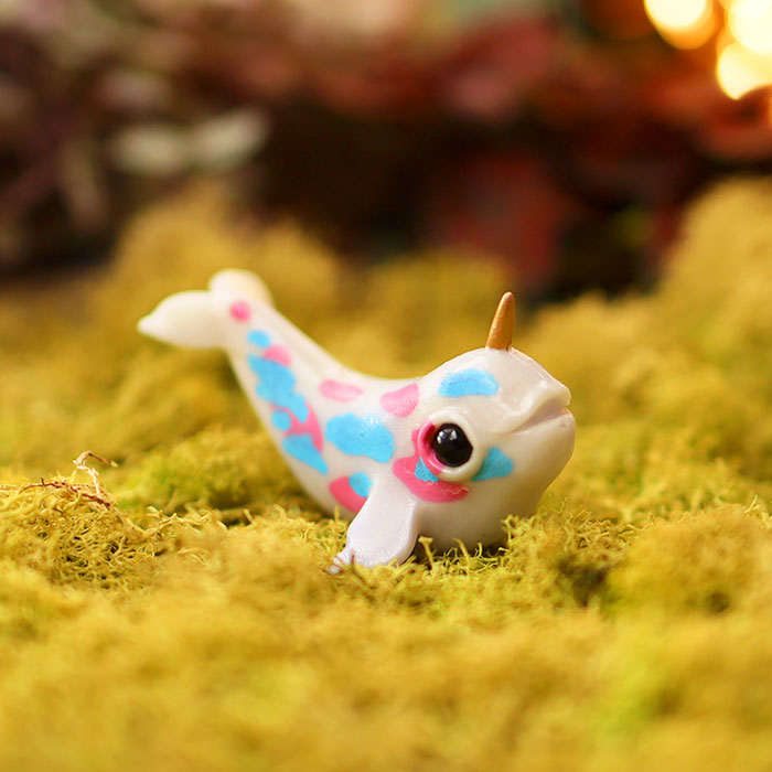 Pink & Blue Narwhal GumiPoni