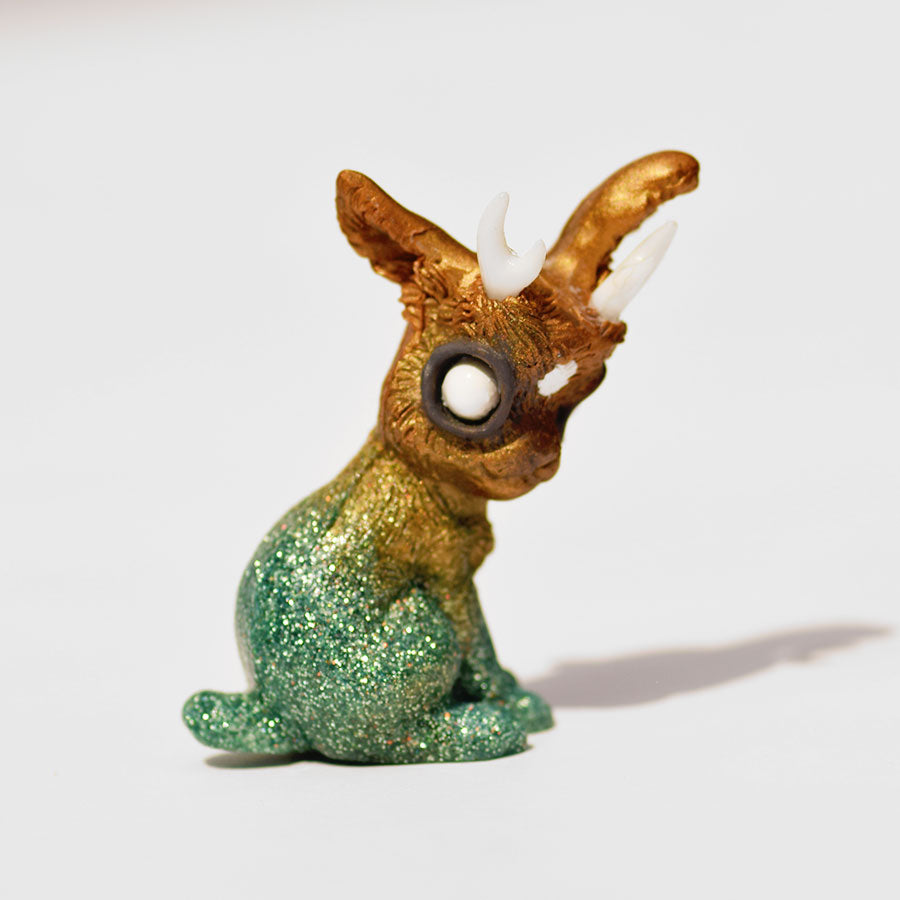 Gold and Green Jackalope GumiPoni
