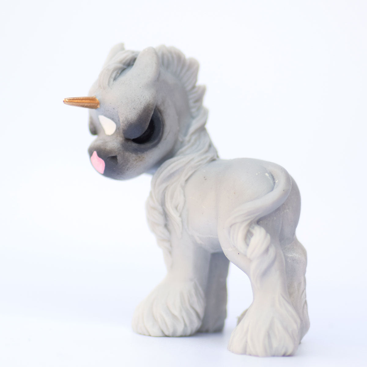 Grey Grumpy Grimstone GumiPoni