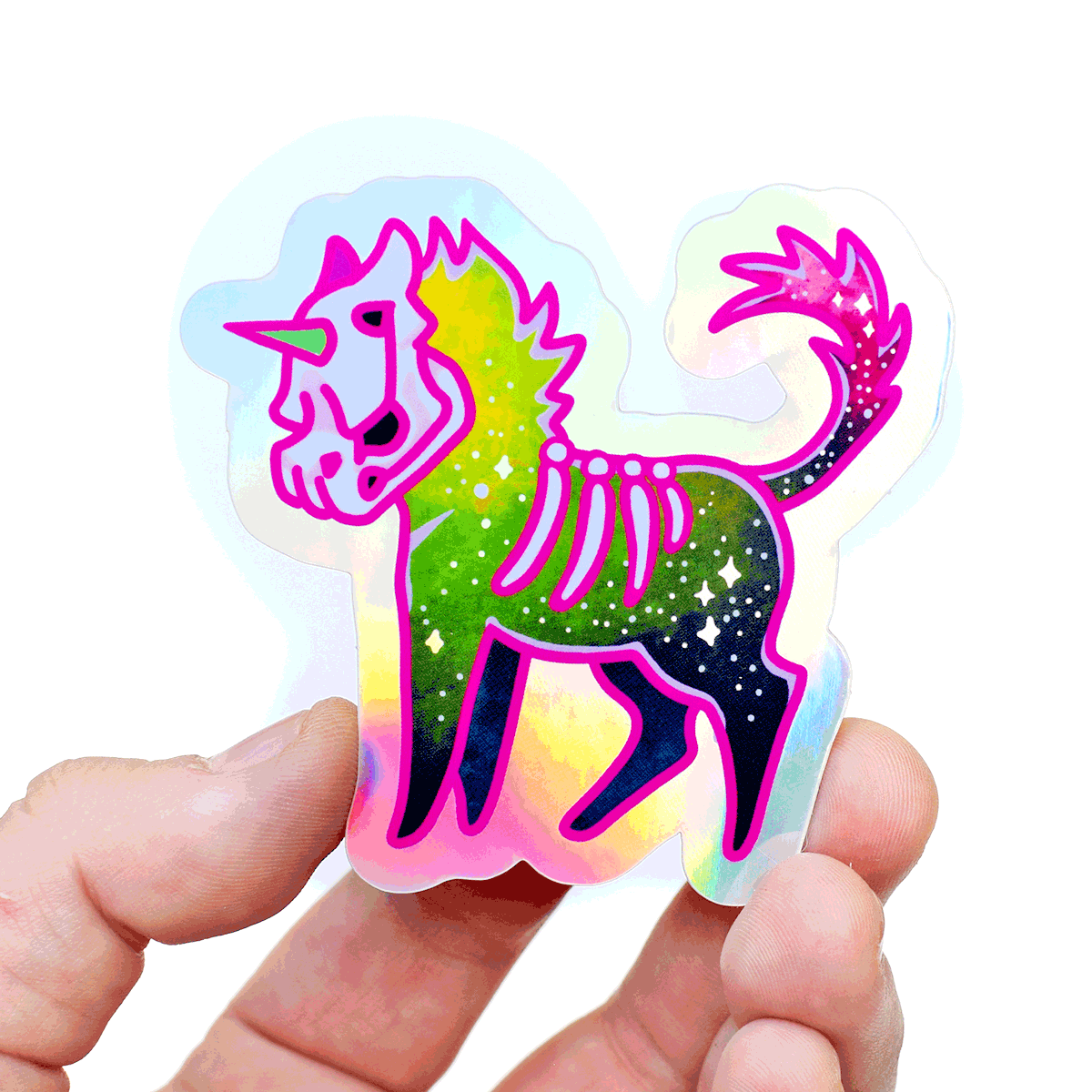 "Party Grimstone" Holographic Sticker