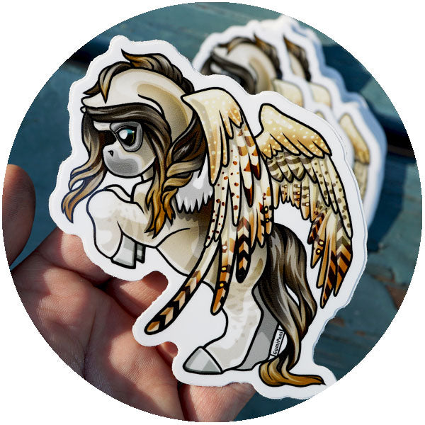 Bold Pegasus June Sticker - Owl