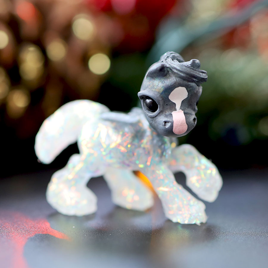 Glitter and Grey Mustang GumiPoni