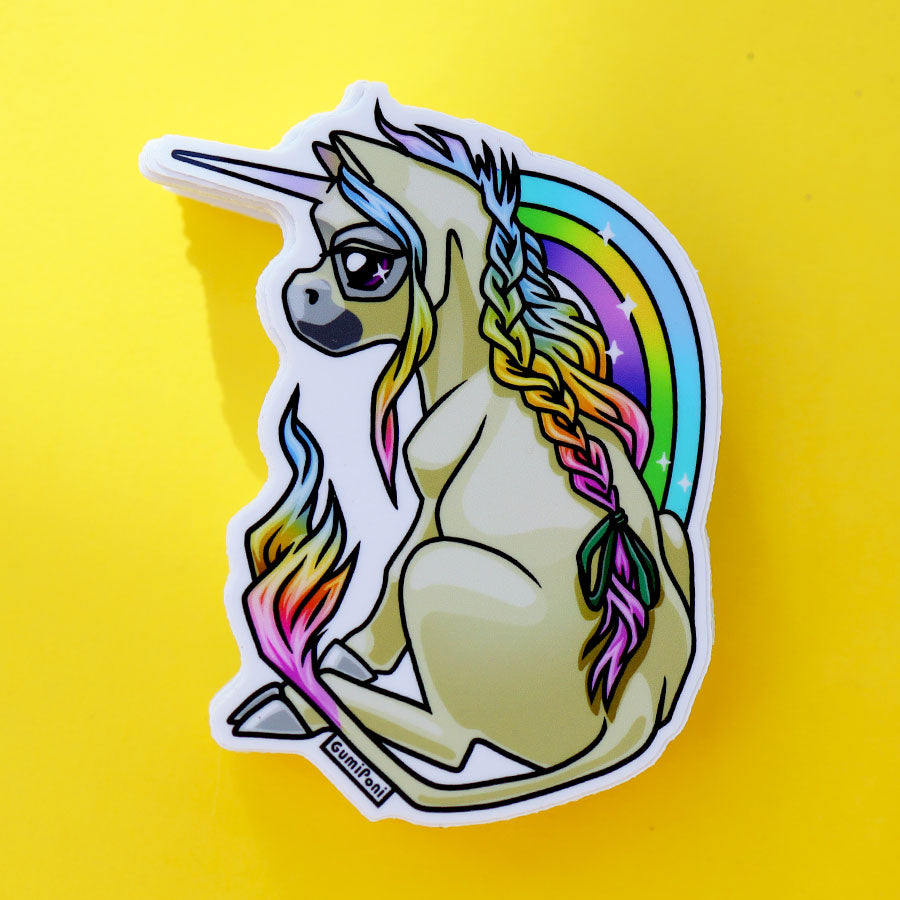 Rainbow Uni Vinyl Sticker