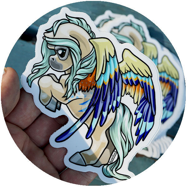 Bold Pegasus June Sticker - Tropic