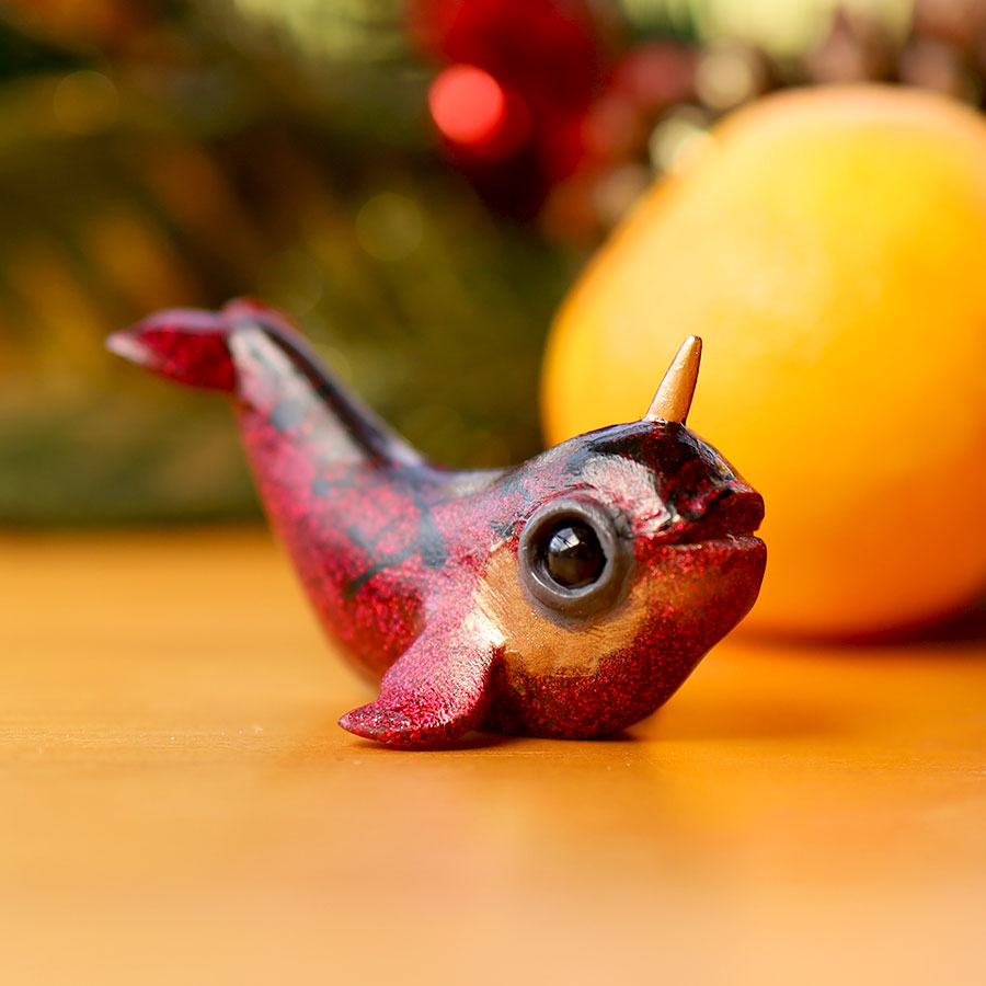 Red Narwhal GumiPoni