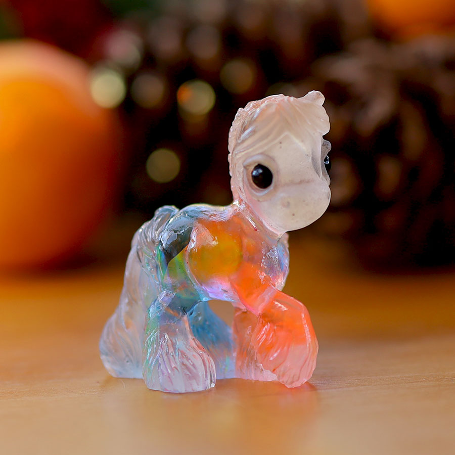 Orange & Blue Clear GumiPoni